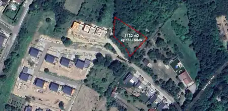 Eladó telek, Vác 1133 m² 34.9 M Ft